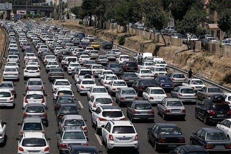 ترافیک نیمه سنگین در محور قزوین-کرج